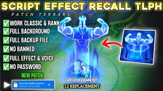 SCRIPT RECALL MPL TLPH‼️Full Effect  SMOOTH  ULTRA [upl. by Akcirederf612]