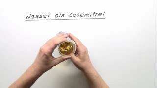 WASSER ALS LÖSEMITTEL  Chemie  Anorganische Verbindungen – Eigenschaften und Reaktionen [upl. by Buhler]