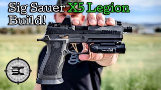 Sig p320 X5 Legion build with sigs fcu [upl. by Nims]