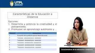 UTPL CARACTERÍSTICAS DE LA EDUCACIÓN A DISTANCIA TODAS LAS CARRERASMETODOLOGÍA DE ESTUDIO [upl. by Stockwell]