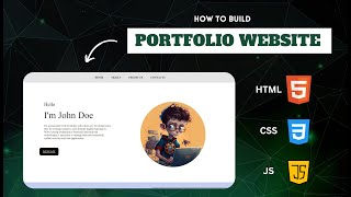 Build Your Personal Portfolio Website Using HTML amp CSS in 30 Minutes✨ 2024 [upl. by Llydnek978]