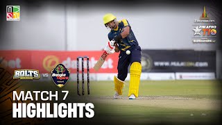 Match 7 Highlights I Day 3 I Harare Bolts vs Joburg Bangla Tigers  Zim Afro T10 Season 2 [upl. by Rhyne]