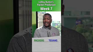 Packers vs Texans LeRoy Butler makes his prediction for Week 7 game [upl. by Eyaj]