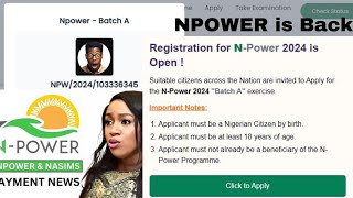 Registration for NPower 2024 is Open New Npower Registration 2024 [upl. by Rodie]