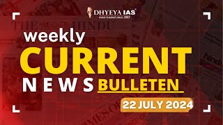 Weekly Current Affairs Dhyeya IAS [upl. by Anjela366]