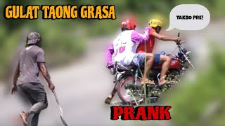 GULAT TAONG GRASA PRANK  Ang lakas tumakbo nila kuya🤣 [upl. by Wenn]