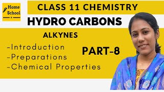 Alkynes  Hydrocarbons  Class 11 Chemistry  NEET  JEE  CBSE [upl. by Blackmore]