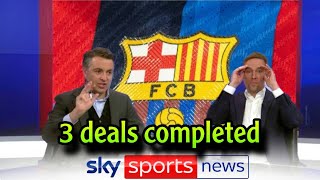 Urgent Barcelona concludes 3 deals in the current summer Mercato🔥 [upl. by Hasile]