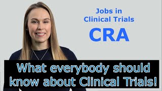 Basics  Part 16  Jobs in Clinical Trials CRA  Clinical Research Associate [upl. by Weisler]