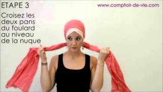 Comment nouer un turban  façon turban quottorsadequot [upl. by Eenwahs]