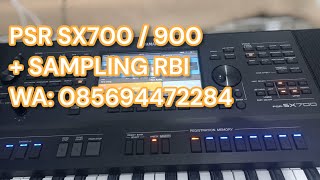 YAMAHA PSR SX700  900 PLUS SAMPLING RBI MANTAB‼️ [upl. by Ellasal]