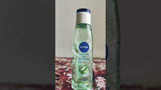 Nivea gel body lotion is perfect for those who dont like heavy body lotion🎀 nivea ytshorts yt [upl. by Ines727]