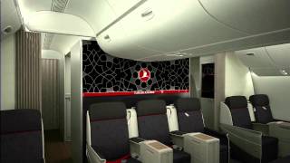 Business Class 3D  Turkish Airlines [upl. by Rabbaj]