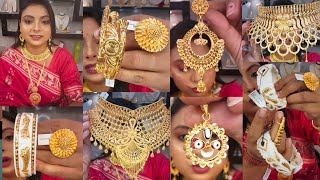 🌺 Durga Puja Collection Mantasha  Kanbala  Sakha Design From The Paritosh Jewellers [upl. by Nlyak]