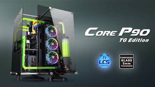 Thermaltake Core P90 Tempered Glass Edition MidTower Chassis Product Animation [upl. by Notyap485]