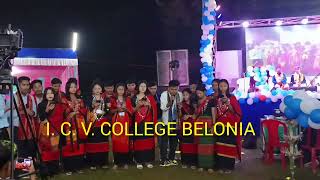 TSB PROGRAM BELONIA COLLEGE UNIT WELCOME SONG 2024 [upl. by Adnarram]