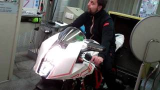 A 2011 KTM RC8R 1190 is born KTM factory visit [upl. by Danas733]