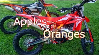 Beta 300 Xtrainer Vs KTM 300 XCW Ride Review 1080p Version [upl. by Leanor263]