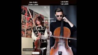 Violin VS Cello  Challenge violin cello iriskirisk music abba solo [upl. by Garrett]