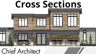 Making Elevations and Cross Sections for Construction Plans ReRun [upl. by Alihs]