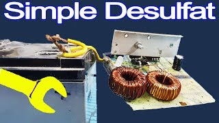 How to Desulfate a Lead Acid Battery 555 Desulfator Circuit modified [upl. by Fleur]