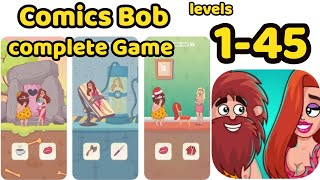 Comics Bob Game All Levels 145 Gameplay Walkthrough Review  IOS  Android [upl. by Mendel]