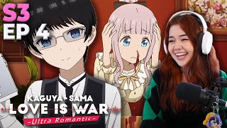 MR HERTHAKA  Kaguyasama Love Is War ULTRA ROMANTIC Season 3 Episode 4 REACTION [upl. by Trilby394]