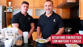 MATCHA Y LINAZA EN UN SÚPER LICUADO ENERGÉTICO 💥 [upl. by Gravante]