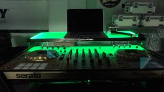 Pioneer DDJRZ  DDJSZ  DDJSZ2 DJ Controller Premium Edition LED Flight FX Case by Odyssey [upl. by Lehet]