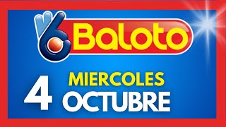 Resultados del BALOTO REVANCHA del MIERCOLES 04 de octubre de 2023 [upl. by Atenik]