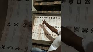 Some Ghanaian adinkra symbols and meanings [upl. by Aidnac597]