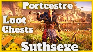 AC Valhalla Find Treasure Portcestre 4 Most Difficult Chests [upl. by Monk]