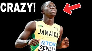 Oblique Seville vs Noah lyles Men’s 100 meter semifinal  paris 2024 olympic games [upl. by Yorle]