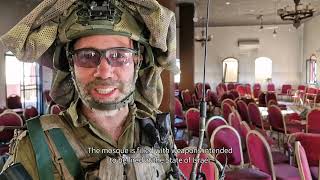 NOTHING IS SACRED IDF soldiers locate huge stock of weapons inside a mosque in southern Lebanon [upl. by Harleigh576]