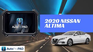 Programming a smart key to a 2020 Nissan Altima  AutoProPAD [upl. by Tenom]