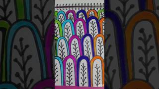 Pattern drawing patternmaking patterndrawing viralshort domsbrushpens [upl. by Hamrah847]