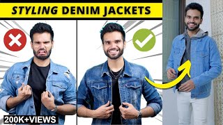 Denim Jacket Outfit Ideas  How To Style Denim Jacket in Winter 2021  BeYourBest Fashion San Kalra [upl. by Nekial]