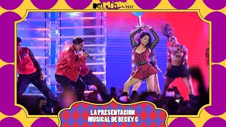 TAJIN  Becky G ft Guaynaa Presentación completa  Premios MTV MIAW 2022 [upl. by Eehsar]