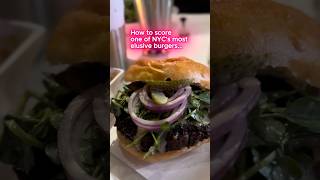 how to score this elusive nyc burger from Raouls 😋 🍔 [upl. by Dnaloy]