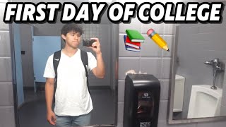 My First Day Of College  Freshman Vlog [upl. by Anaillil]