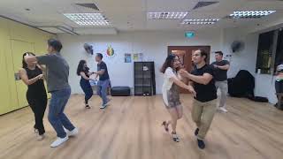 Salsa Partner Dance Training L5 2024 09 14 [upl. by Midis640]