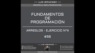 56 ARREGLO  EJERCICION N°4  FUNDAMENTOS DE PRORAMACION CON PSEINT [upl. by Eidde]