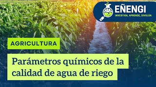 Conoce cuáles son los parámetros químicos de la calidad del agua de riego [upl. by Aij]