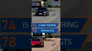 Taycan vs i5 M60 Touring esquiva77 shorts [upl. by Northway661]