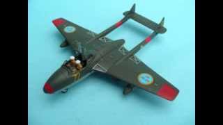 AIRFIX 172 DH Vampire T11  A Building Review and quick peep in the box [upl. by Denman781]