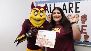 ASUs Sparky Visits Sonoran Sky Elementary School [upl. by Amabelle]