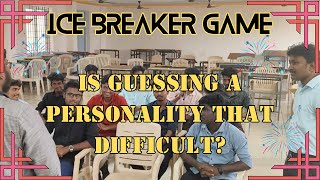 Ice breaker game  Guess the personality  Interactive game [upl. by Pollerd85]