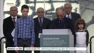 Befreiung Dachau Rede des Überlebenden Abba Naor am 03052015 [upl. by Rorie]