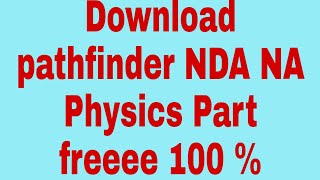 How to download the Pathfinder NDANA book physics part free [upl. by Kerwon]