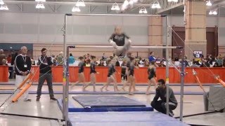 Ashlin Level 8 Bar Routine Starstruck Invitational [upl. by Iknarf239]